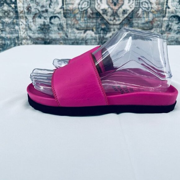 BUSCEMI Assc Slide Sandal In Fuchsia Size 35 Anti Social Social Club - Picture 4 of 12